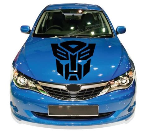 Transformers Autobot Auto Hood Car Vinyl Sticker Decal Mural All