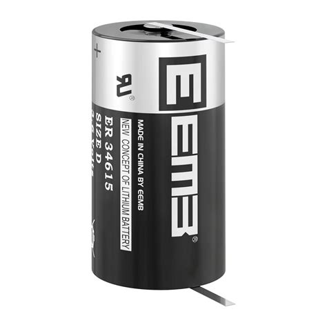 Buy EEMB ER34615 Non Rechargeable 3 6V Lithium Battery Li SoCl2 D Size