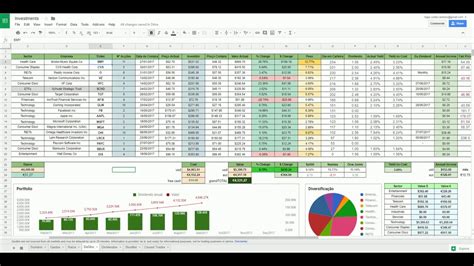 Best Free Stock Portfolio Tracking Spreadsheet Software