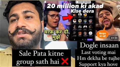 Last Voting Mai Hmm Dekha Gay Tujhe Support Sale Daale Triggeredinsaan ElvishYadavVlogs YouTube