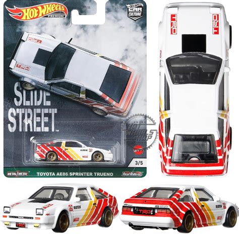 Jual HOT WHEELS TOYOTA AE86 SPRINTER TRUENO SLIDE STREET PREMIUM