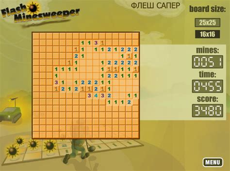 ФЛЕШ САПЕР — играть онлайн бесплатно