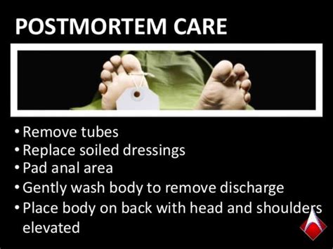 Post Mortem Care Ppt