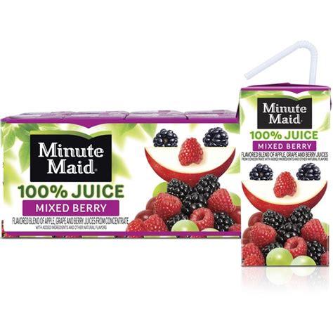 Minute Maid Mixed Berry Juice Fruit Juice Drinks Fl Oz Instacart