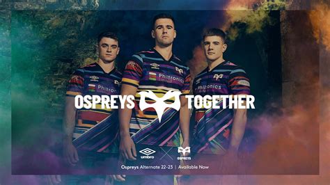 Ospreys & Umbro Reveal 22/23 Alternate Kit | Ospreys