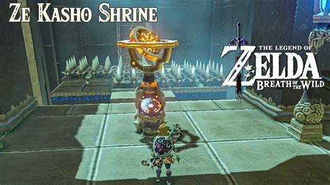 Ze Kasho Shrine Guide Walkthrough Botw The Legend Of Zelda YouTube