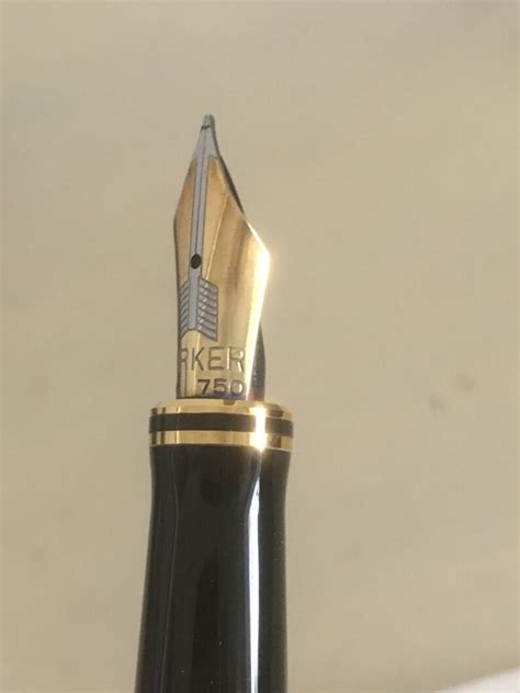 Parker Duofold International Blue Marble Fountain Pen 18k 750 Etsy Uk