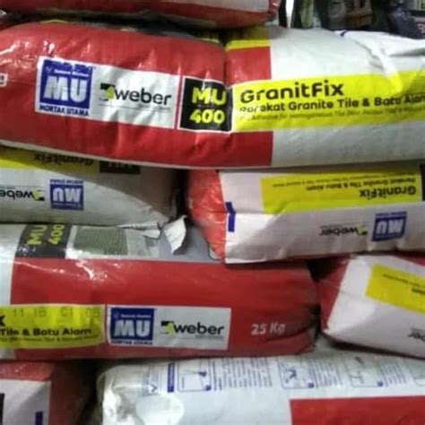 Jual Mu Mu Semen Instant Instan Mortar Utama Perekat Granit Kg