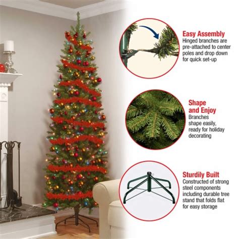 National Tree Company Kingswood 7 Foot Slim Pre Lit Artificial