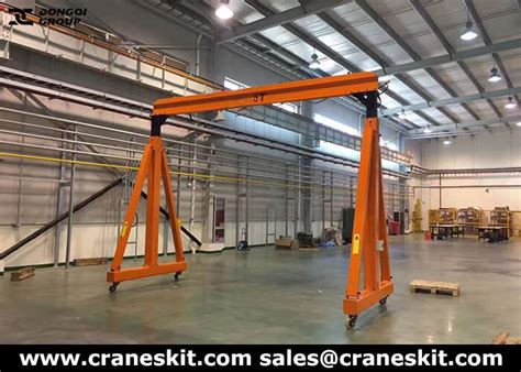 Ton Portable Gantry Crane For Sale Dongqi Portable Crane