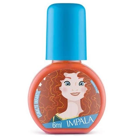 Esmalte Impala Infantil Disney Princesas Merida Arco Flecha E Coragem