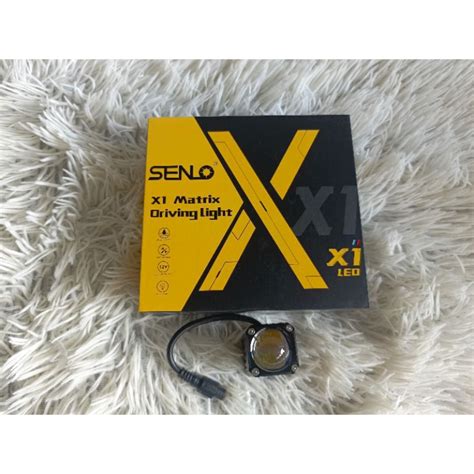 SENLO X1 PLUS V3 MINI DRIVING LIGHT 60 WATTS ONE BULB ONLY Shopee