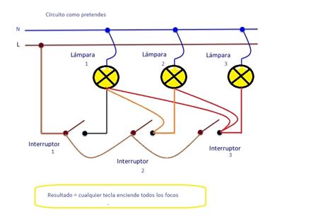 Circuito Tres Lamparas Yoreparo