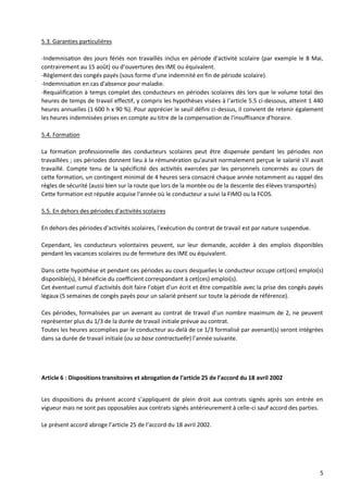 Idcc 16 Accord Conducteurs Periodes Scolaires PDF