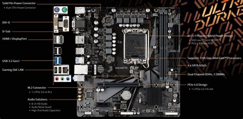 Gigabyte H610m S2h Ddr4 Intel 12th Gen Motherboard At Best Price