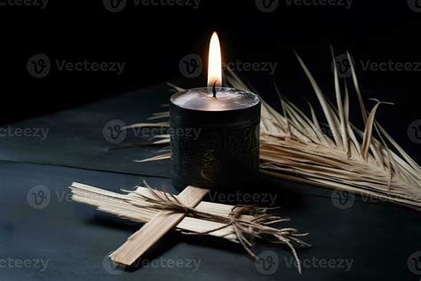 Palm Sunday Ash Wednesday Lent Season And Holy Week Concept Neural