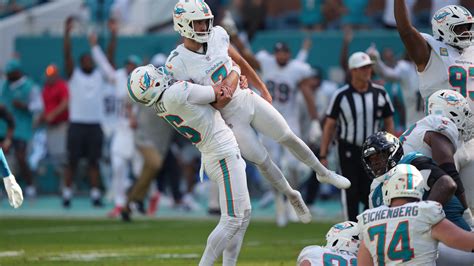 Miami Dolphins Jason Sanders Kicks Winner As Specialists Shine