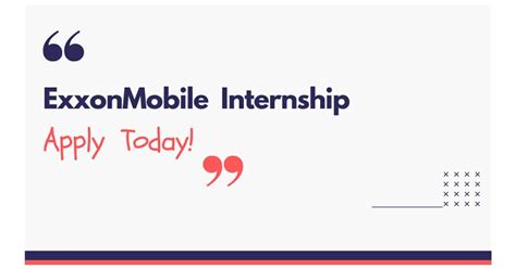 graduate internship  exxon mobil  myschoolgist