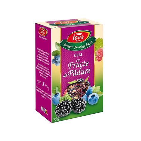 Ceai Cu Fructe De Padure 75g Fares Dr Max Farmacie