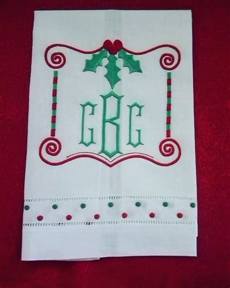 Apex Embroidery Designs On Instagram Great Idea For X Mas Napkins