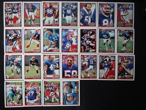 Topps Buffalo Bills Team Set Of Football Cards Ebay