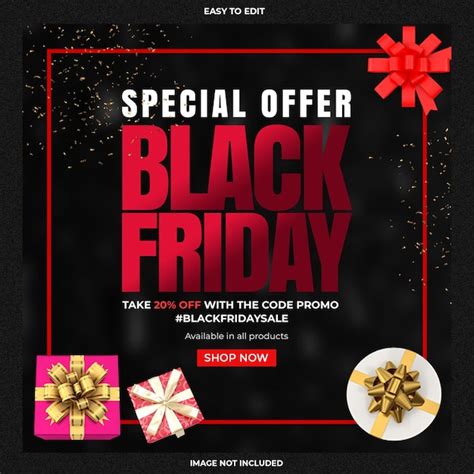 Premium Psd Black Friday Sale Banner