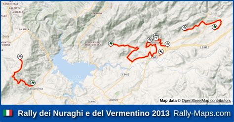 Maps Rally Dei Nuraghi E Del Vermentino Crz Rally Maps