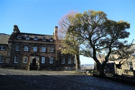 Details Of The Interior Buildings At Edinburgh Castle Scotland