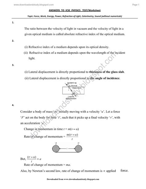 Grade 6 Icse Physics Magnetism Worksheet