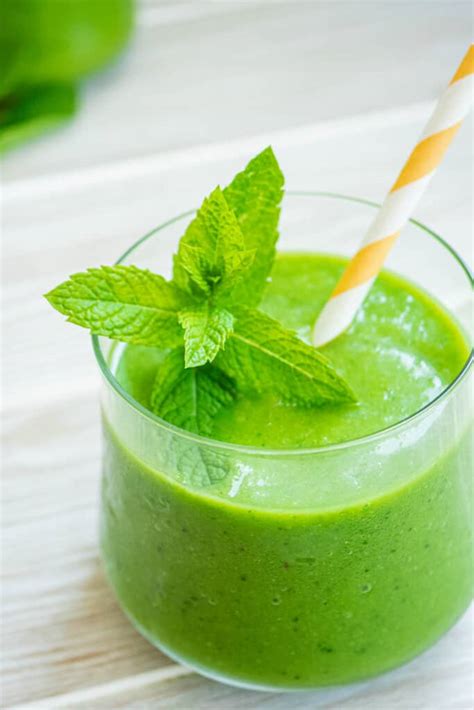 Green Smoothie Recipe The Mediterranean Dish