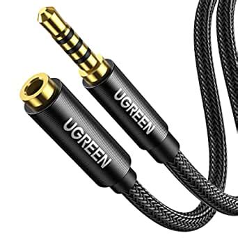 Ugreen Headphone Extension Cable Pole Trrs Mm Extension With