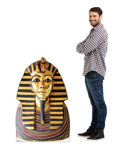 Life-size Cardboard Cutout of King Tut Death Mask