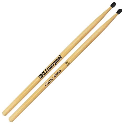 Baquetas Com Ponta De Nylon - Baquetas 5B Liverpool Classic Series Marfim Ponta De Nylon | Shopee Brasil