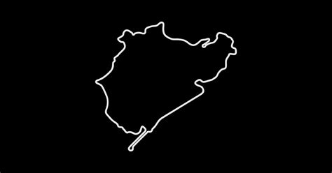 Nürburgring Nordschleife Outline Nurburgring T Shirt Teepublic