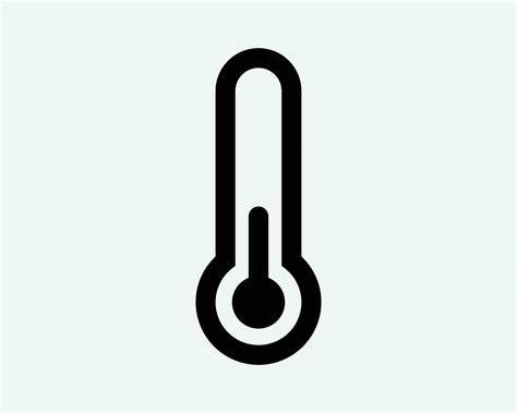 Thermometer Icon Measure Temperature Measurement Test Hot Cold Scale Measuring Tool Medical