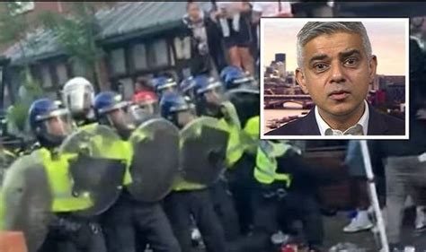 London Violence Sadiq Khan Urged To Get A Grip As Police Officers Lose