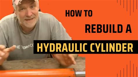 How To Rebuild A Hydraulic Cylinder Youtube