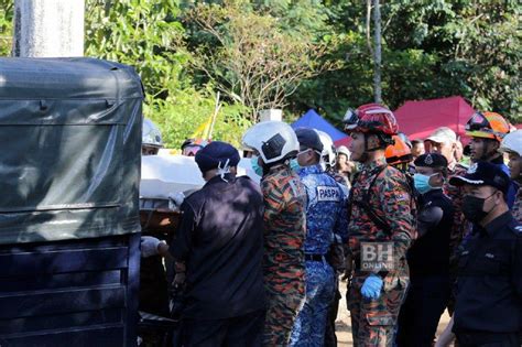 Tanah Runtuh Batang Kali Mayat Mangsa Terakhir Ditemui