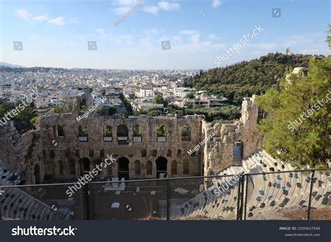 Atina Yunanistan Parthenon Ile Bir Yaz Stock Photo