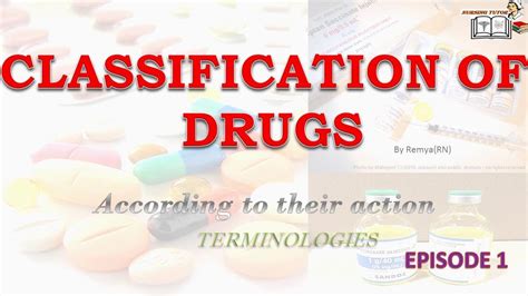 Classification Of Drugs Classifications Types Of Classifications Ponasa