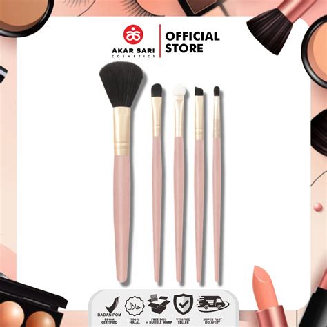 Jual GLAMFIX EXCELLENT BRUSH SET 5 Pcs Shopee Indonesia