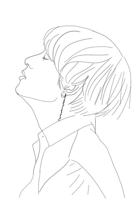 Line Art Bts Easy Drawings For Beginners Lalocades