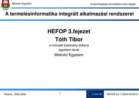 Ppt A Termel Sinformatika Integr Lt Alkalmaz Si Rendszerei Powerpoint