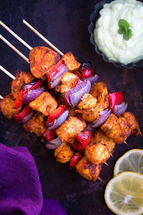 Chicken Tikka Kebab | Video - NISH KITCHEN