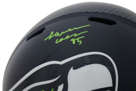 LJ Collier Autographed/Signed Seattle Seahawks Speed Replica Helmet JSA 24892 – Denver Autographs