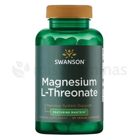 Magnesium L Threonate 90 Cápsulas Swanson