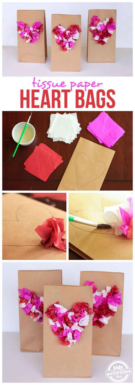 Valentine Craft Out Of Paper Bag Simple S