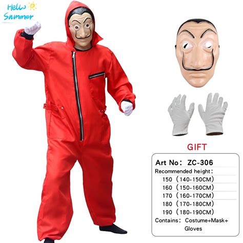 La Casa De Papel Costume La Casa De Papel Cosplay Jumpsuit Hong Kong