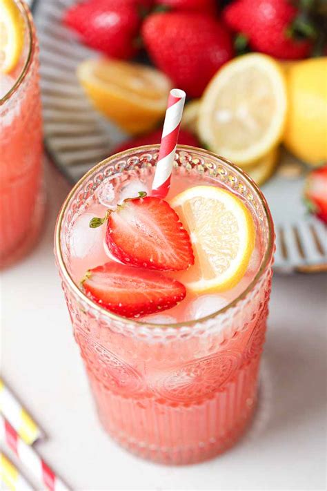 Sparkling Strawberry Lemonade Recipe