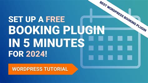 How To Set Up A FREE WordPress Booking Plugin In 5 Mins Simply